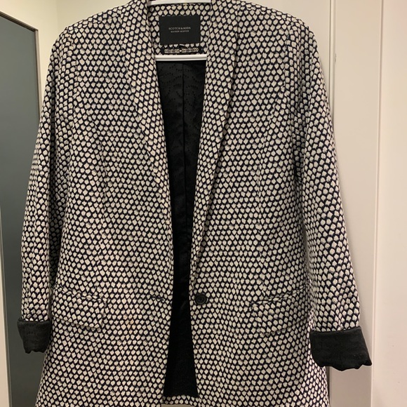 Scotch&Soda Jacquard Printed Blazer - Picture 4 of 6